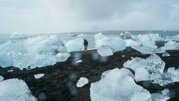 Jökulsárlón spiaggia di diamanti